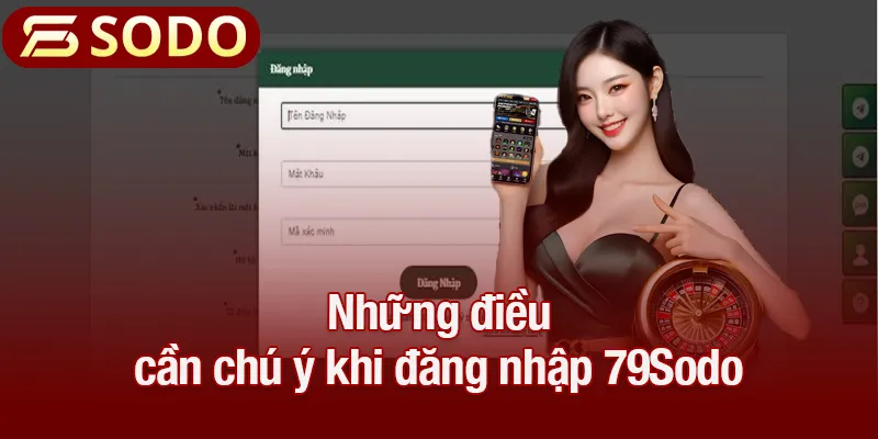 Những điều cần chú ý khi đăng nhập 79Sodo