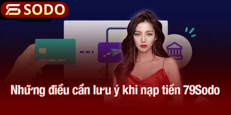 Những điều cần lưu ý khi nạp tiền 79Sodo
