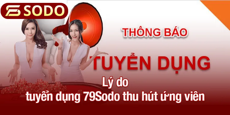 Lý do tuyển dụng 79Sodo thu hút ứng viên